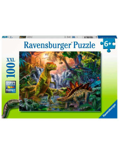 Puzzle Ravensburger Oasis de Dinosaurios 100 Piezas