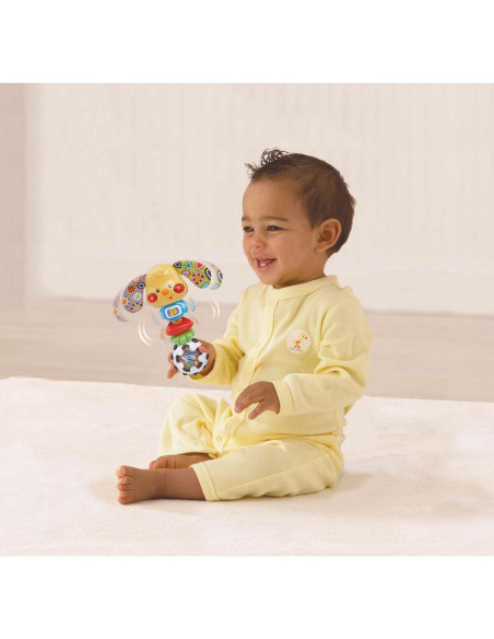 Vtech Sonajero Electrónico Toby El Perrito Con Luz y Voz| Juguete Infantil