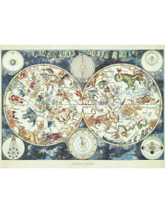 Puzzle Mapa mundial de bestias fantásticas 1500 piezas 2