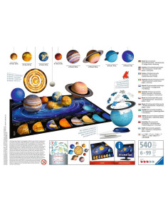 Puzzle 3D, Planetario 522 piezas 2