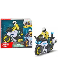 Moto de Guardia Civil de Juguete 17cm con Luz y Sonido