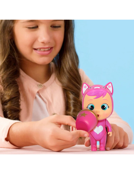 BEBÉS LLORONES LÁGRIMAS MÁGICAS Casita Rosa (Pink Edition) | Mini bebé llorón Sorpresa Coleccionable