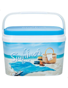 Nevera de playa 6 litros 29x19x20,5 cm