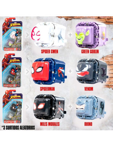 Battle Cubes Spider-Man set 2 cubos Marvel
