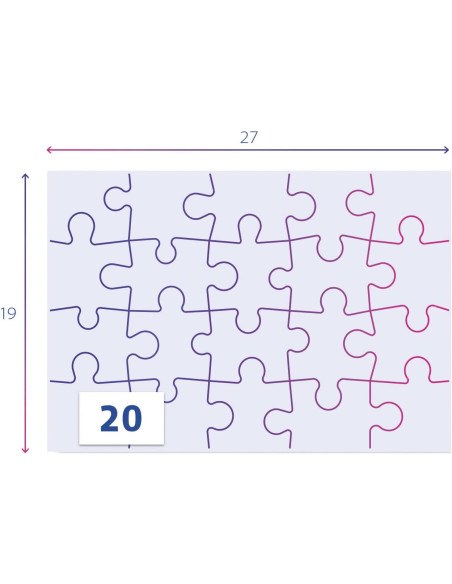 Puzzle Mickey Disney 2x20 pzs 