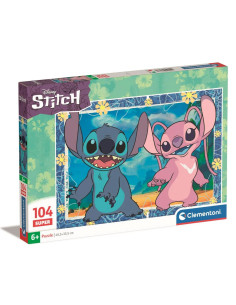 Clementoni puzle punto super disney de 104 piezas