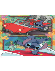 Puzzle 104 piezas Super Disney Stich 2