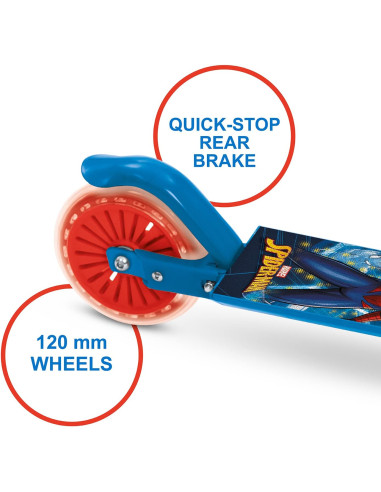 Patinete 2 Ruedas Spiderman