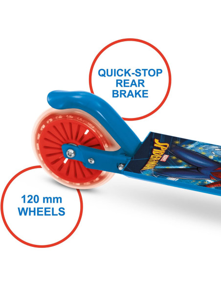 Patinete 2 Ruedas Spiderman