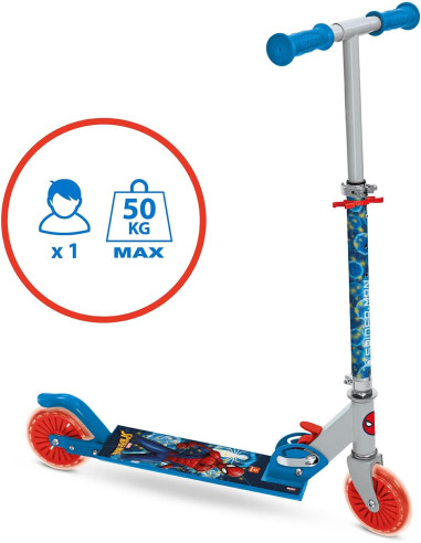 Patinete 2 Ruedas Spiderman