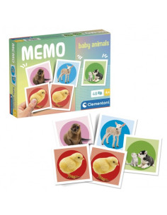 Memo Pocket Baby Animales - Juego de Memoria