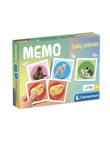 Memo Pocket Baby Animales - Juego de Memoria