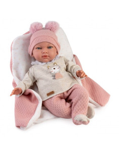 Muñeca Reborn Nerea con Jersey Polaina y Manta