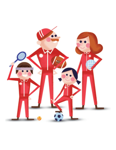  Juego de memoria para niños Familias