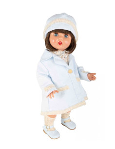 MARIQUITA PEREZ VEST ABRIGO CELESTE