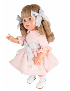 MARIQUITA PEREZ VESTIDO ROSA PLATEADO 2