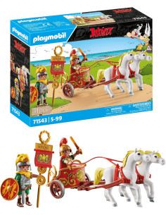 PLAYMOBIL Asterix 71543 Cuadriga Romana, Viaje a través...