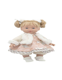 Muñeca Lara Habladora Rosa con Coletas 33 cm 2
