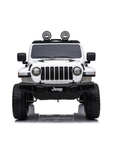 Vehiculo Jeep Rubicon Coche Eléctrico 12v Infantil blanco 2
