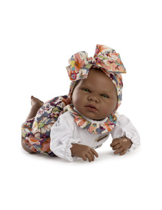 Muñeca Kenia mulata, camisa y braguita estampada - 46 cm 2