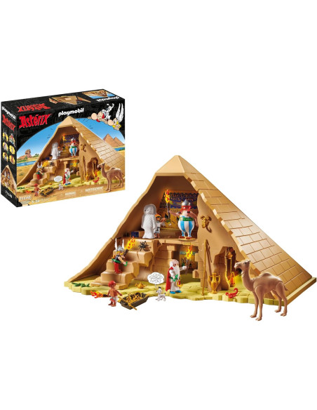 PLAYMOBIL Astérix: La Pirámide del Faraón, Obélix, Astérix, Panorámix, Numerobis, Tornavis, Ideafix