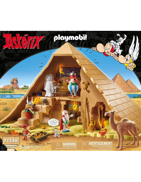PLAYMOBIL Astérix: La Pirámide del Faraón, Obélix, Astérix, Panorámix, Numerobis, Tornavis, Ideafix