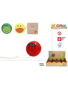 Yoyo madera diametro 6 cm - modelos surtidos 2