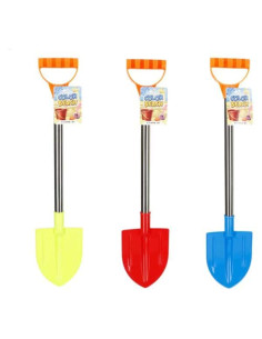 Pala playa plástico acero inoxidable 53 cm