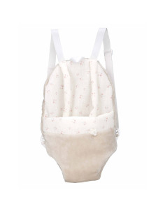 Portabebe beige elegance para bebes de 40 - 45 cm