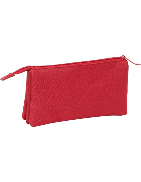 Sevilla FC - Portatodo Triple, Estuche Infantil 22x3x12 cm