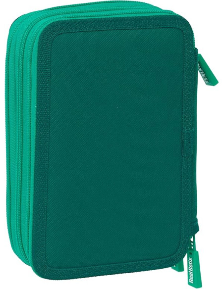 Real Betis BALOMPIÉ - Estuche Escolar con 37 Útiles Incluidos