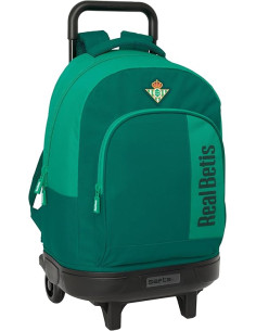 Real Betis BALOMPIÉ - Mochila Grande con Ruedas 33x22x45 cm