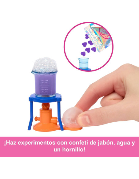 Barbie Muneca cientifica y accesorios