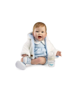 Bebé Reborn Mateo Pelele Lana Azul 42 cm 2