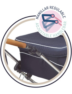 Coche Reborn Plegable Con Sombrilla Provenza 2