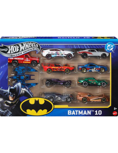 Hot Wheels Batman pack 10 Vehiculos