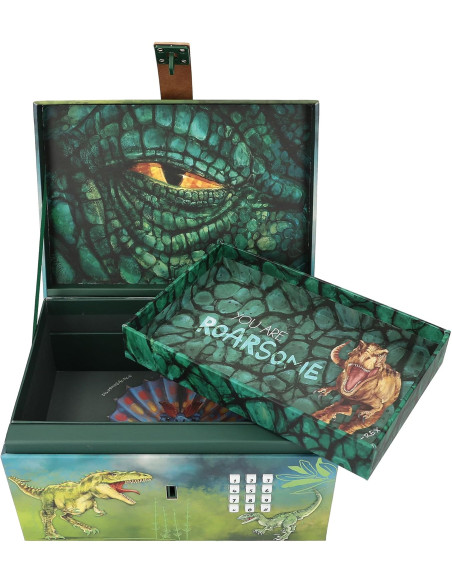 Dino World Cofre Del Tesoro Codigo, Sonido