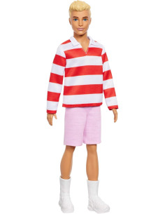 Barbie Fashionistas Ken Muñeco n. 241 rubio con un polo...