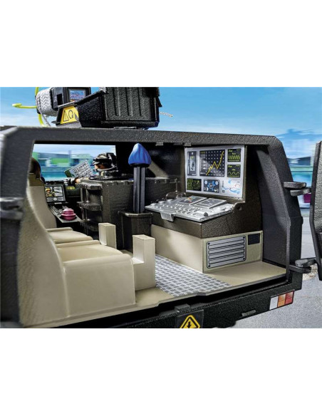 PLAYMOBIL City Action 71144 Fuerzas Especiales Vehículo Todoterreno,con luz y Sonido