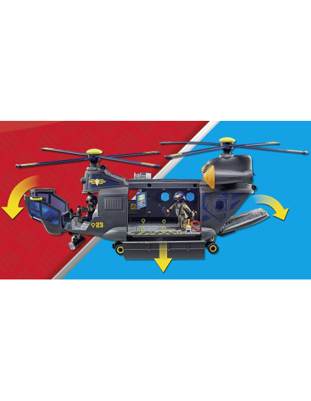 PLAYMOBIL City Action 71149 Fuerzas Especiales Helicóptero Banana
