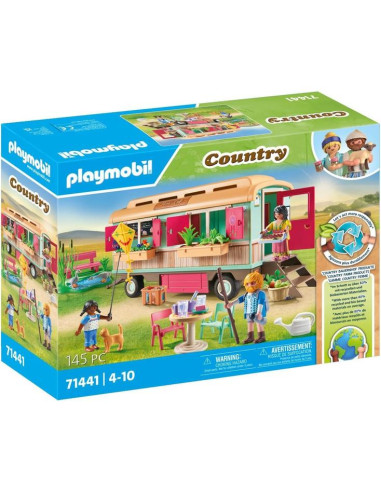 PLAYMOBIL Country 71441 Café Tren con huerto