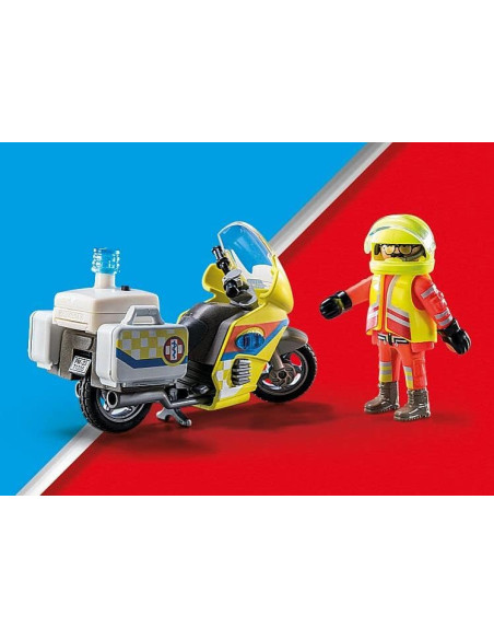 Playmobil City Life Moto de Emergencias con luz intermiente 71205