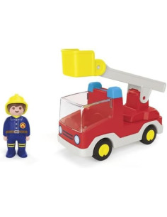 PLAYMOBIL Junior 71683 Camión de Bombero, con Escalera... 2