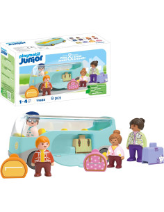 PLAYMOBIL Junior 71682 Autobús, Incluye Piezas de...