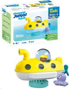 PLAYMOBIL Junior Aqua & Tinti 71440 Submarino de Colores