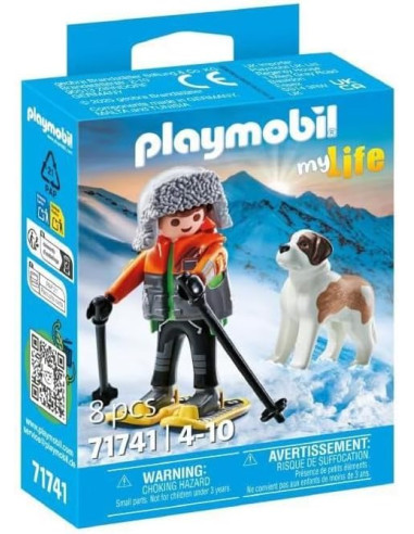 Playmobil Senderista Con San Bernardo