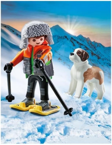 Playmobil Senderista Con San Bernardo