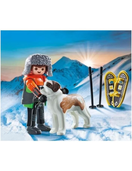 Playmobil Senderista Con San Bernardo