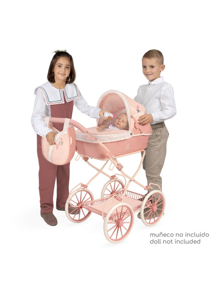 Carro de Muñecas Tulipe Plegable con Sombrilla