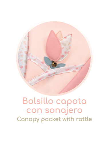 Carro de Muñecas Tulipe Plegable con Sombrilla